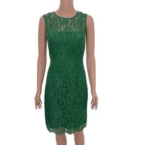 Green lace dressy dress by Eva Mendes for New York Co.